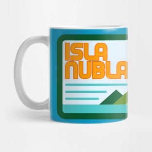 Isla Nublar Retro Logo Mug
